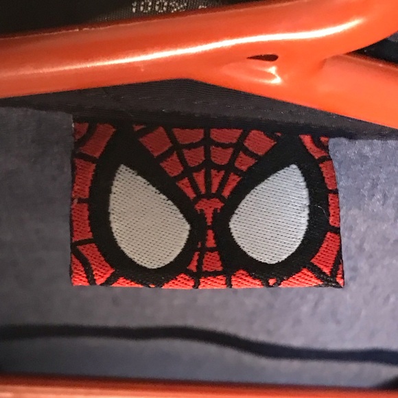 Spider-Man Dark Blue and Red Marvel Comics Men’s Button down Shirt. XLarge - Picture 8 of 8